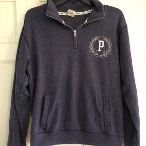 PINK 1/4 Zip Pullover with Front P